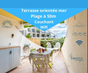 Les Jardins de la Mer * Terrasse * 1ère Ligne * Plage à 50 M